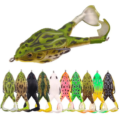 Topwater frog lure for bass fishing in various colors and patterns from The Fishing Gear Shop